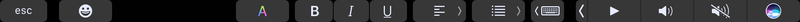 Rich text input is visible too, you can easily access colors, formatting options and justification points